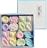 Fukuya Renka Japanese Wabi Sanbon Small Box Renka 12-Piece Set, Kyoto Wabi Sanbon Sugar Dried Sweets, Obon, Hana Matsuri, Kanbutsue, Temple Offering Japanese Confectionery 1 Box