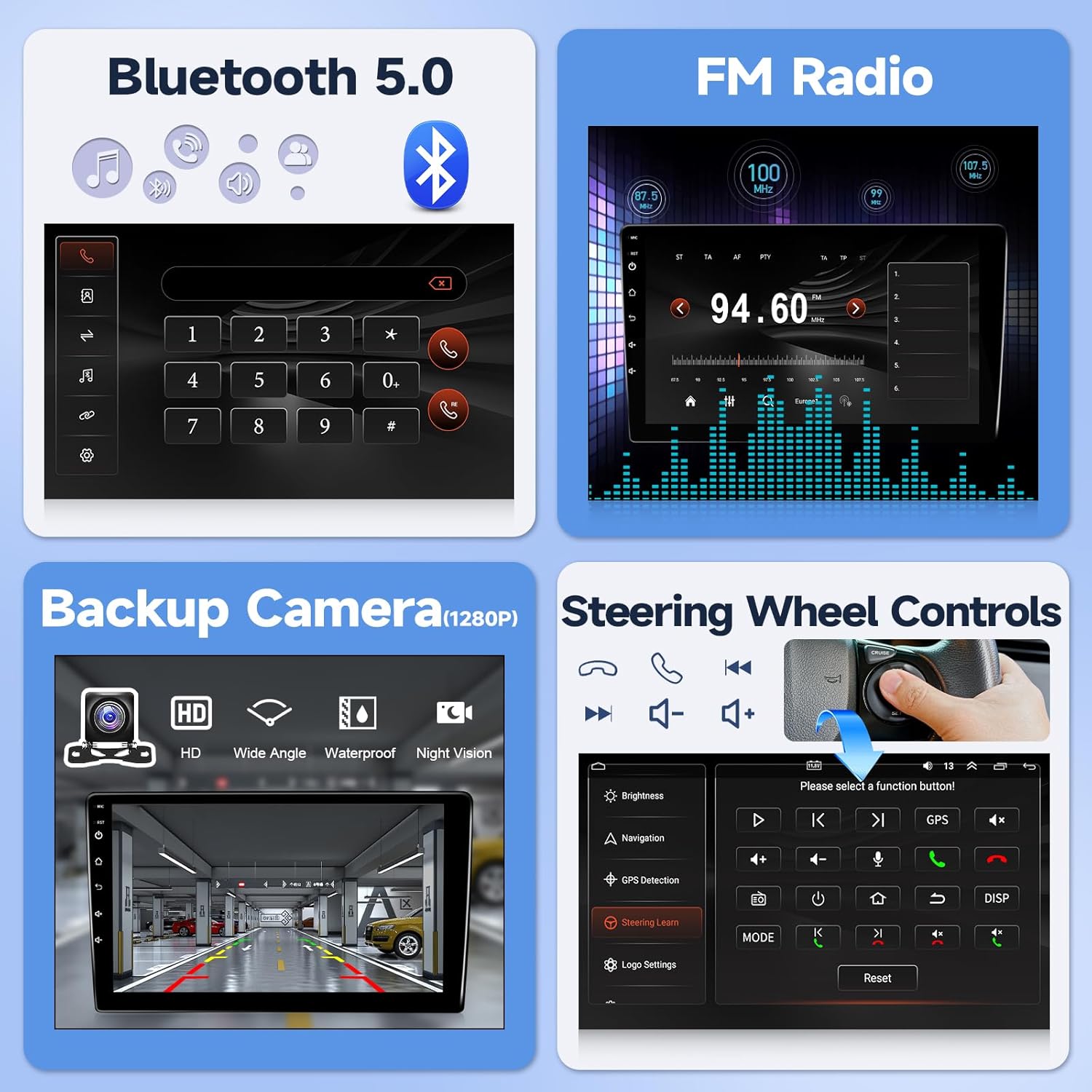Leadfan Car Radio for Nissan Sentra 2013 2014 2015 2016 2017 Stereo Replacement with Wireless Carplay Android Auto 10.1'' HD Touchscreen Buit-in GPS Navigation Bluetooth Backup Camera MICR