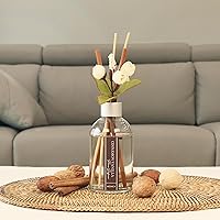 Vista 6 de Aronica Difusor de Aroma de Canela para Cocina, Decoraciones de Oficina, Aroma de Vainilla y Canela, Difusor de Varillas de Flores, Aroma