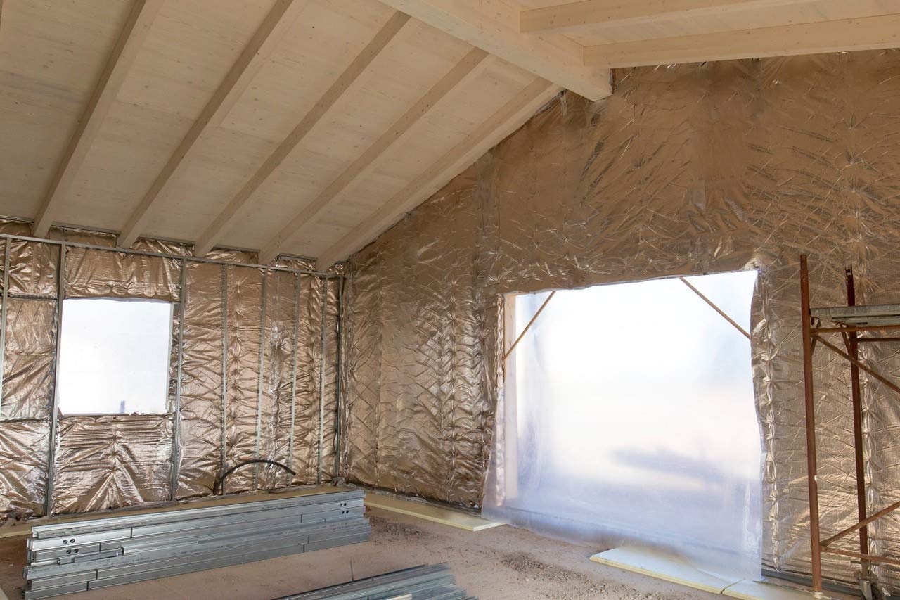 1000 Sqft Radiant Barrier Double-Sided Foil Insulation – 48” X 250’ Reinforced Scrim For Attic