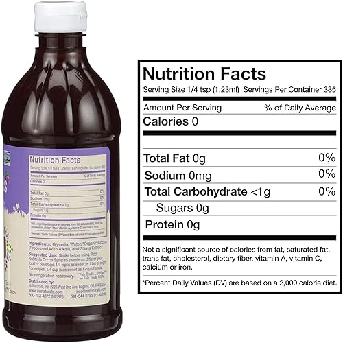 Miniatura 3 de Nunaturals Jarabe de chocolate natural y jarabe de vainilla juntos en un práctico paquete