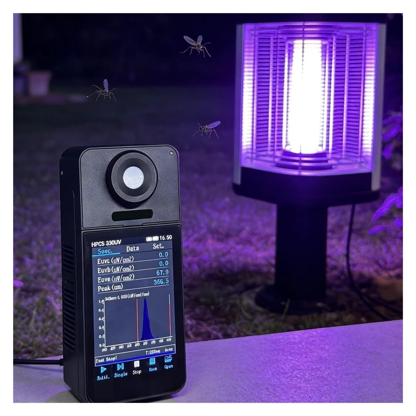 HPCS-330UVHandheld UV-Lichtspektrometer 230-450 Nm