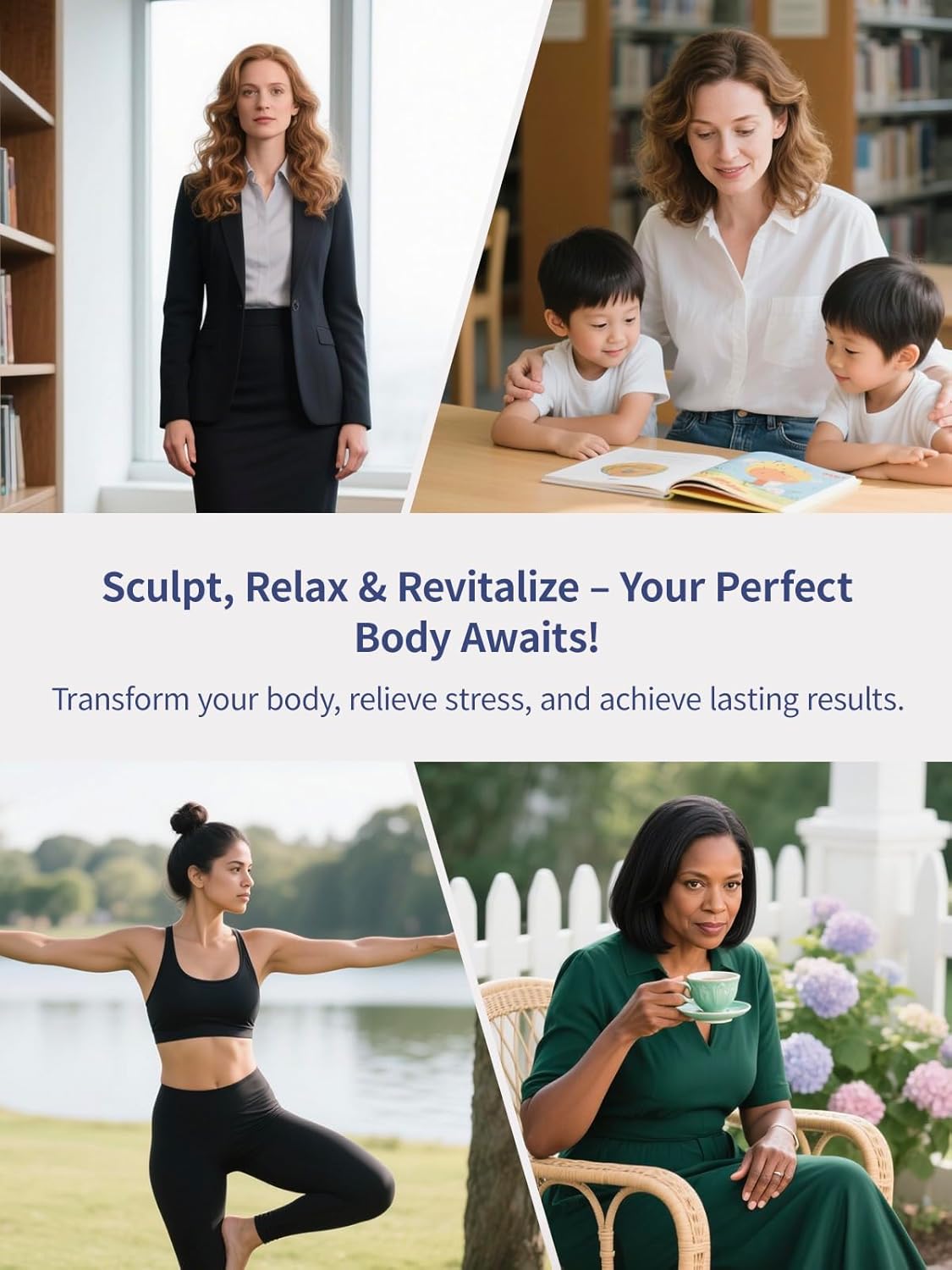 Lymphatic Drainage Massager & Anti Cellulite Massage Tool, Helps Reduce Stretch Marks & Cellulite, for Legs, Arms & Belly, Body Sculpting Machine with Microcurrent, Light, Heat & Vibration - Image 6