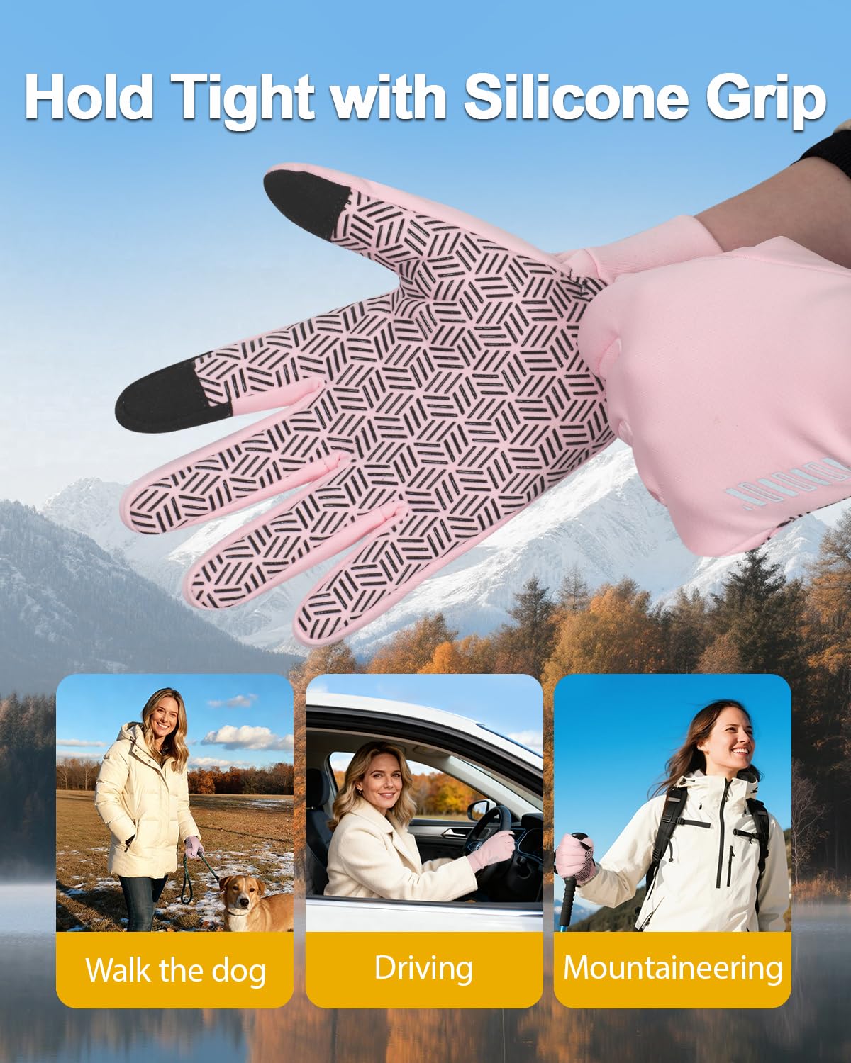 RIGWARL Waterproof Winter Gloves Touch Screen RIGWARL Upgraded