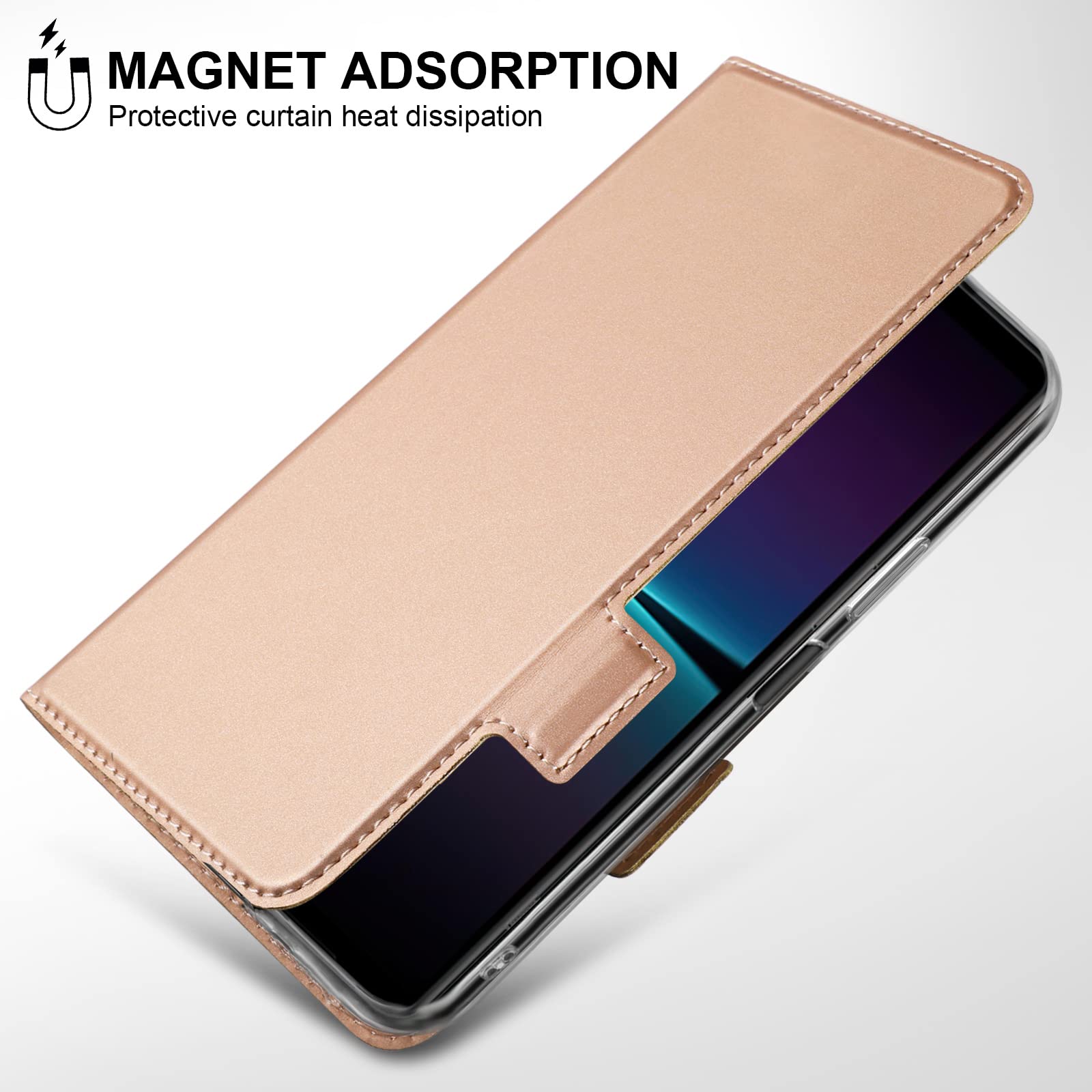 for Sony Xperia 1 IV ケース [Gosento] For ソニー Xperia 1 VI SO-51E ⁄ SOG13 ケース シリコン 衝撃吸収カバー 防指紋 Xperia 1 VI カバー  (ブラック)