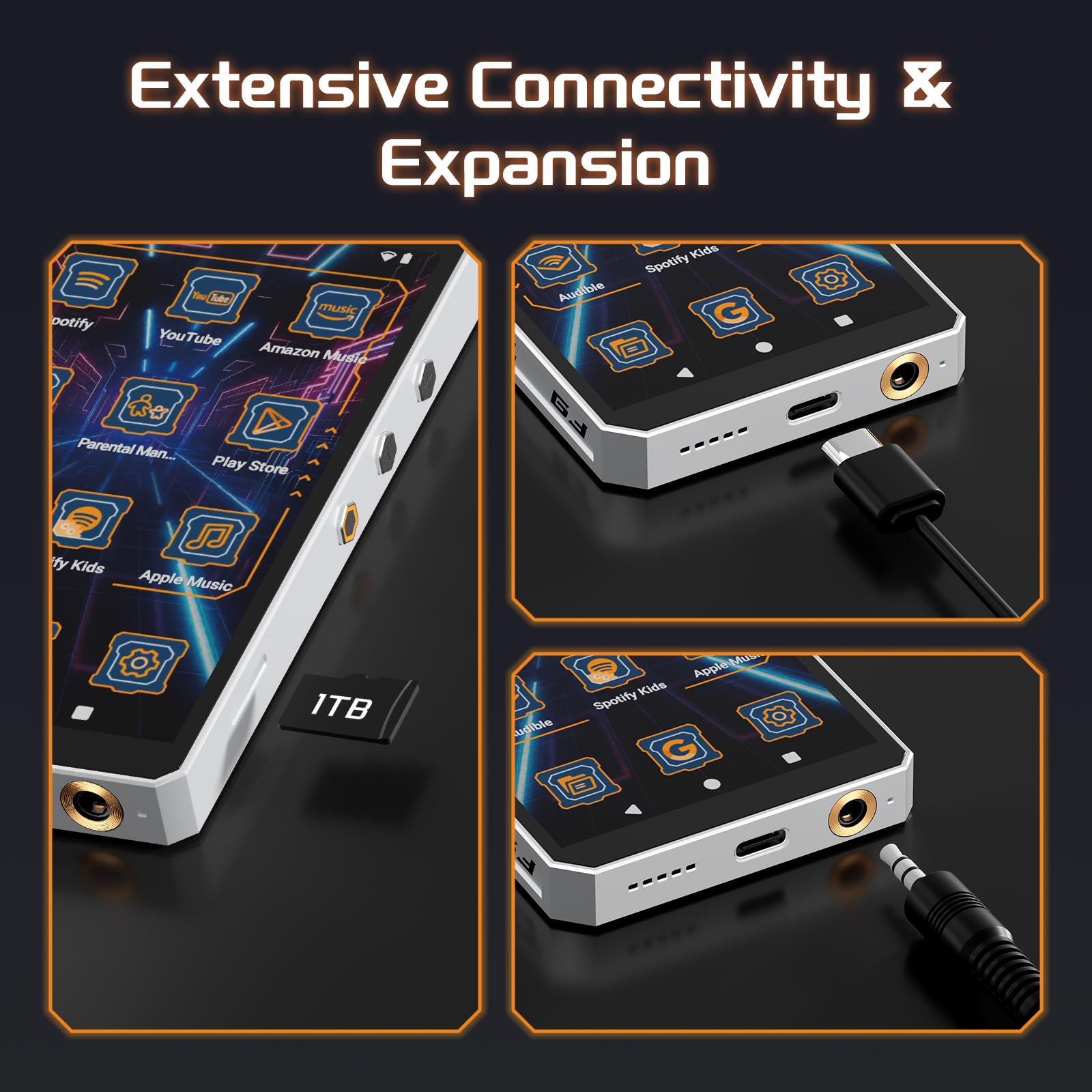 Amazon.com: 96GB Kids Mecha MP3 Player with Parental Control