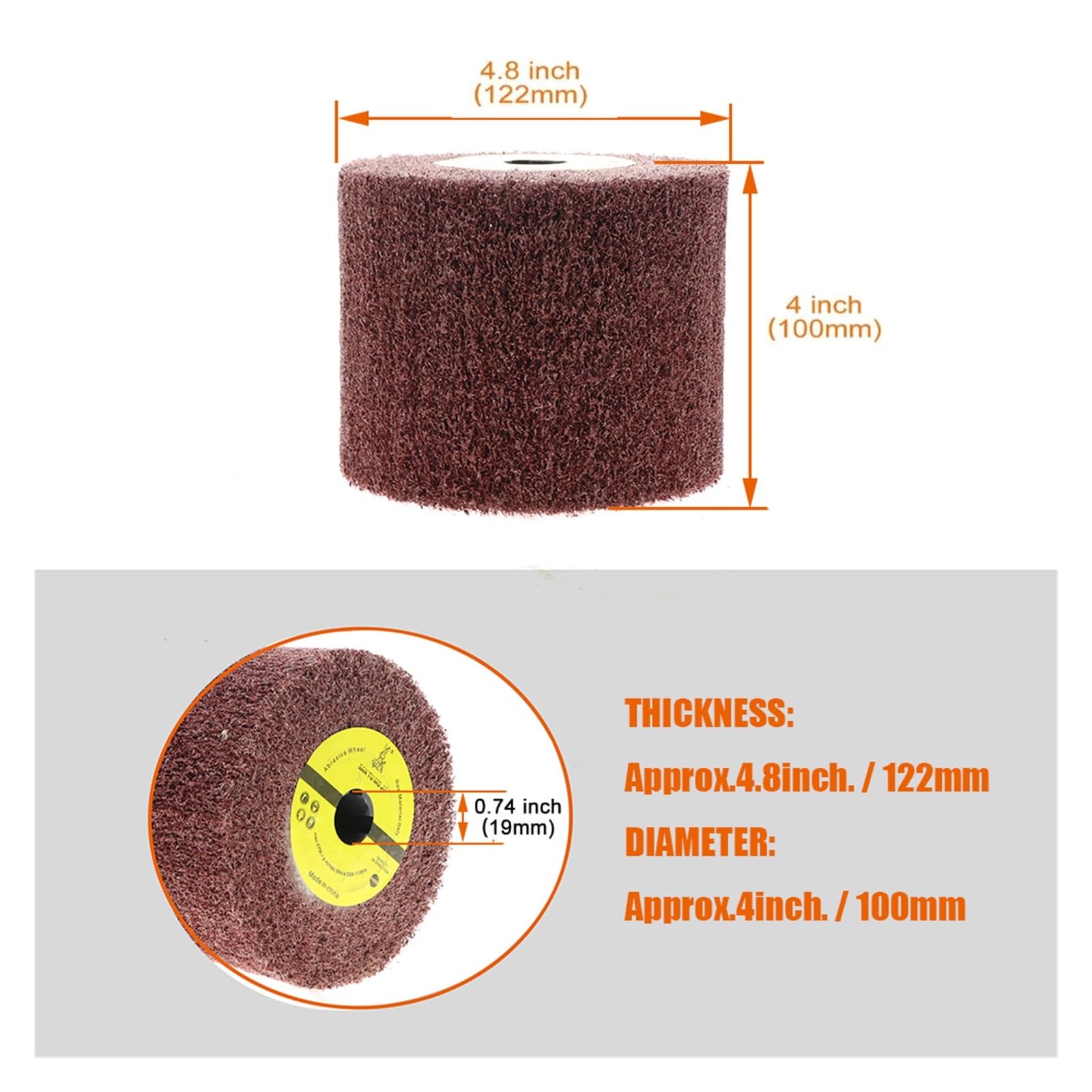 Macchina for trafilatura in acciaio inossidabile 1200W Levigatrice elettrica Lucidatrice for metalli Riparazione della superficie graffiata dopo la lucidatrice for saldatura di Fai da te e hobby creativi