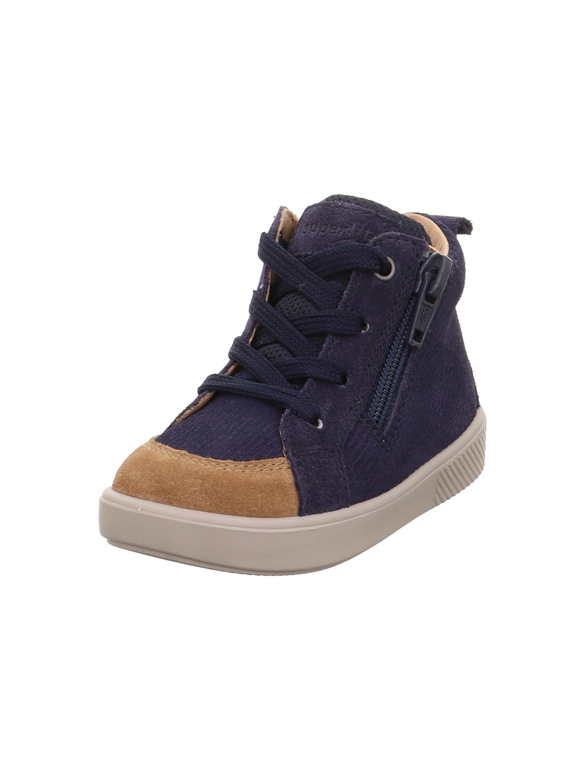 Superfit Boys' Supies Trainers, Blue Brown 8000, 7 UK Child