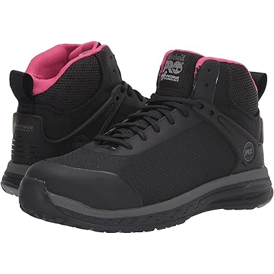 Женские кроссовки Timberland PRO Drivetrain Mid Composite Safety Toe Static Dissipative black/pink