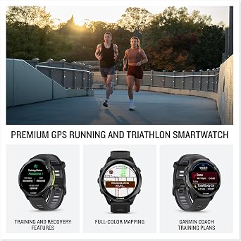 Garmin Forerunner 970 Carbon Gray DLC Titanium Black | Grey