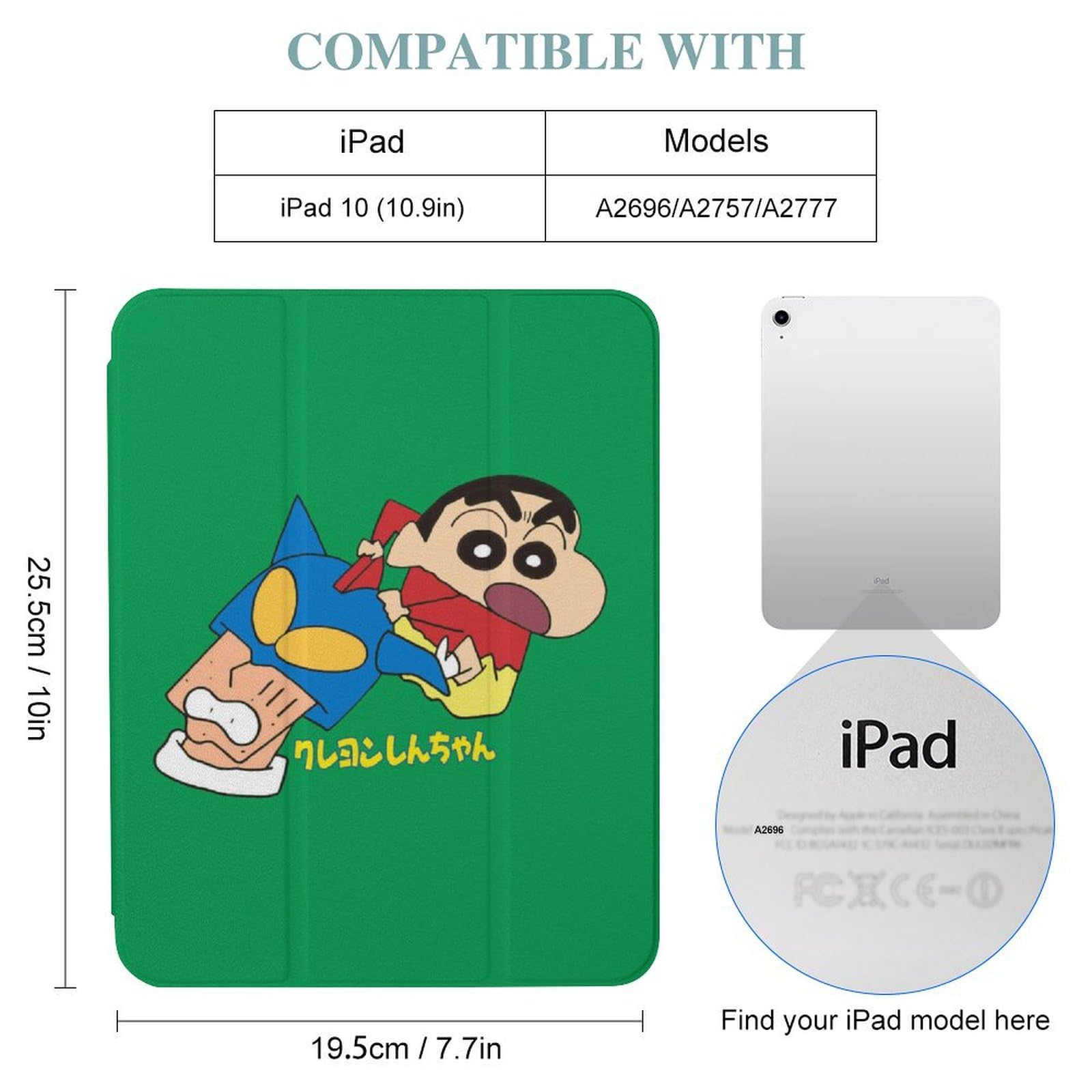 Amazon.co.jp: クレヨンしんちゃん ipad ケース iPad 10 ケース iPad