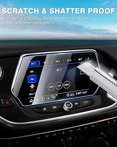 Miniatura 4 de Karltys Compatible con 2 protectores de pantalla para Chevy Chevrolet Blazer 2019-2022 (no apto para blazer 2023) pantalla táctil de 8 pulgadas,
