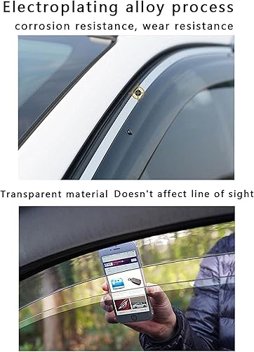 Miniatura 2 de Deflector de ventana lateral, para Mercedes-Benz Clase GL GL450 X164 2007-2012 Visera de ventana de automóvil, deflectores de protección contra la