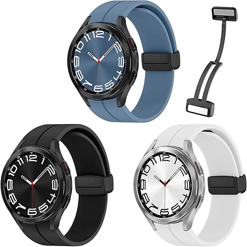 kitway Correas compatibles con Samsung Galaxy Watch 5 Pro Band 1.772 inGalaxy Watch 5 Bandas 1.575 in 1.732 in, correa deportiva de silicona sin