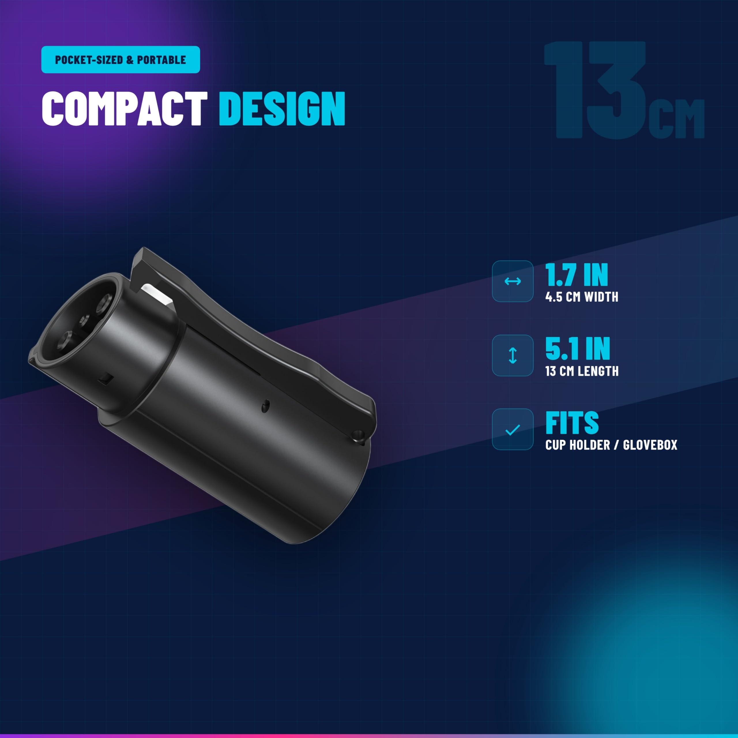 AFI | Adapter NACS na J1772 | Idealny do ładowania BMW, Rivian, Ford, Chevy, Volvo, Mercedes EV, nigdy więcej się nie zgubisz dzięki temu wszechstronnemu adapterowi