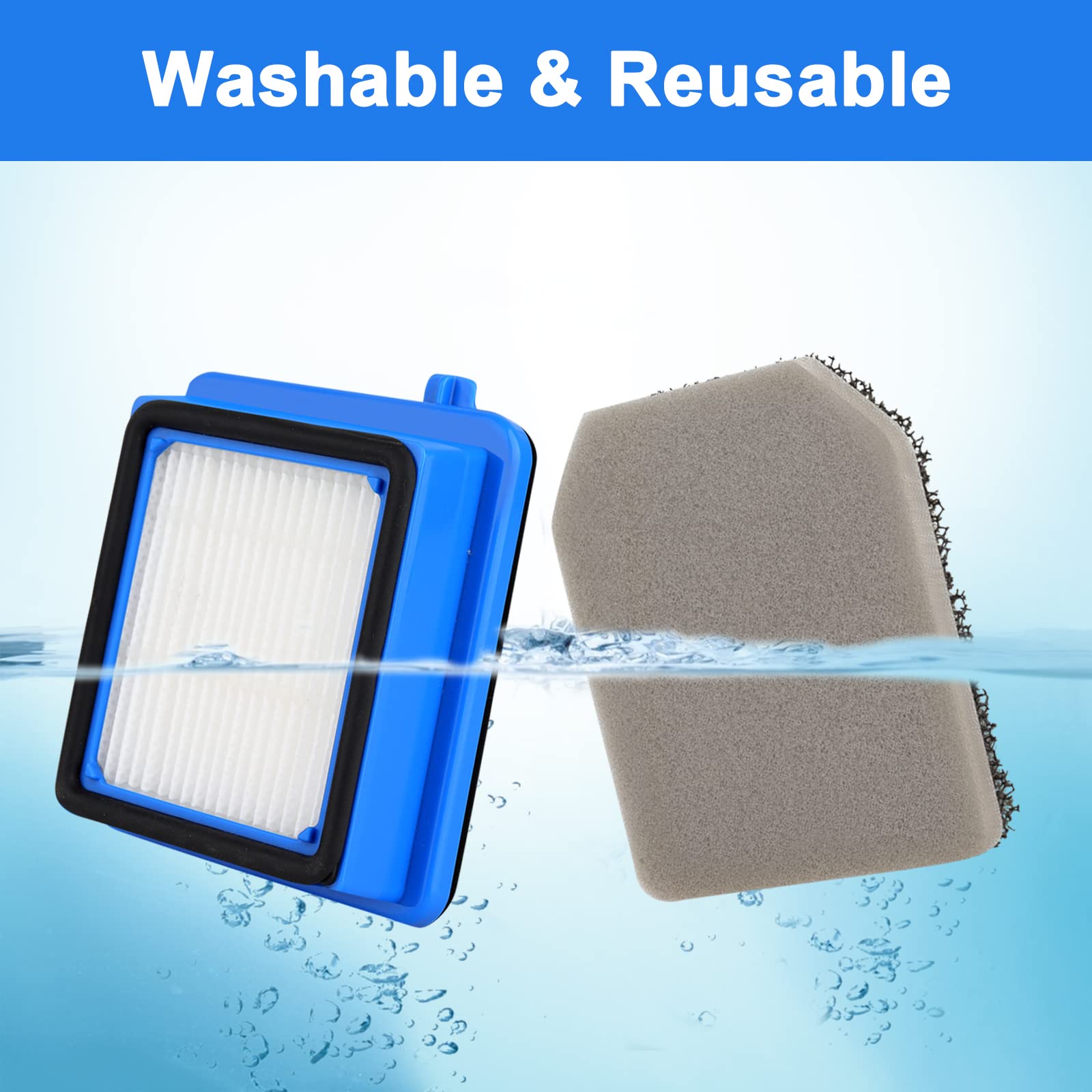 Ersatzfilter-Set Für AEG Staubsauger Serie 7000/6000 - 2 Vorfilter + 4 Feinstaubfilter