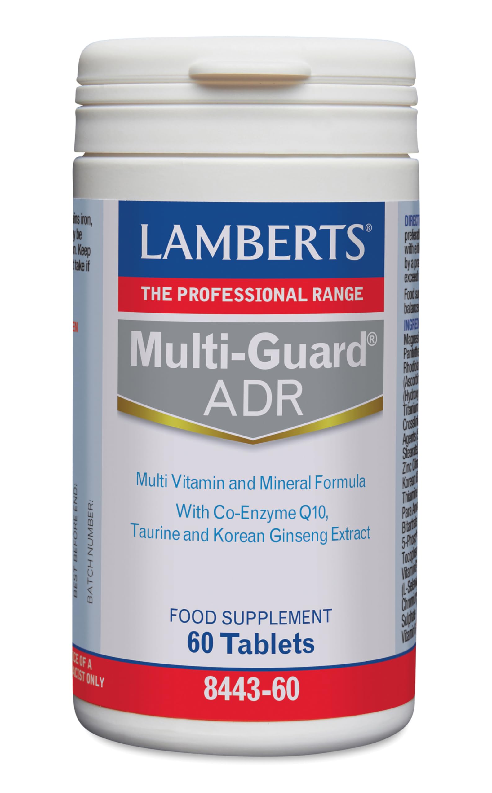 Lamberts Multi-Guard ADR 60 Tablets Multivitamin Supplement