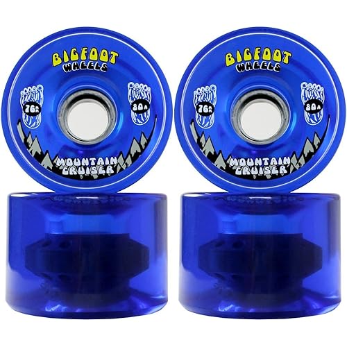 Bigfoot Longboard Wheels 76mm 80A SHR Mountain Cruisers