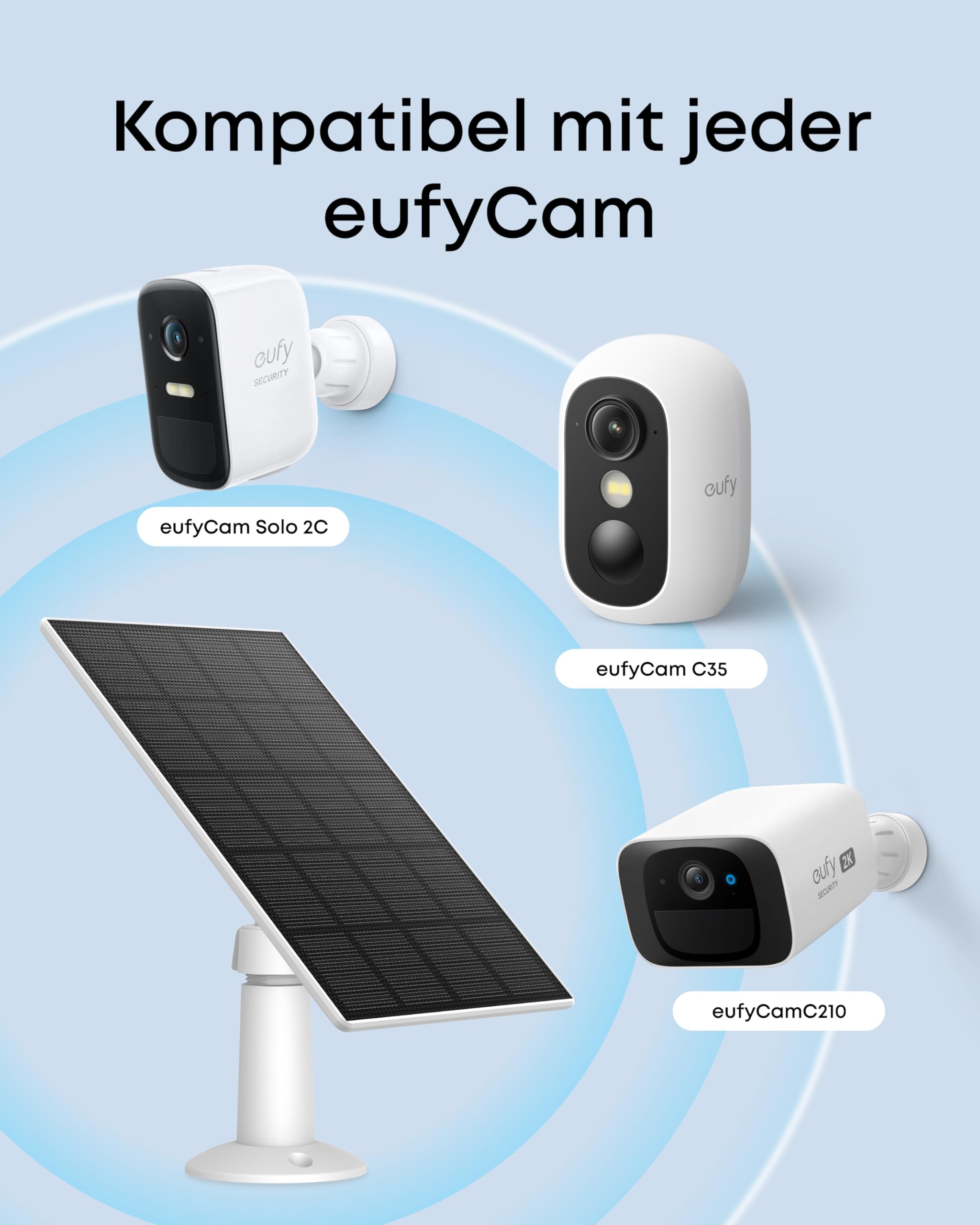 eufy eufyCam C35 2-Kamera-Set mit solarpanel, Kabellose