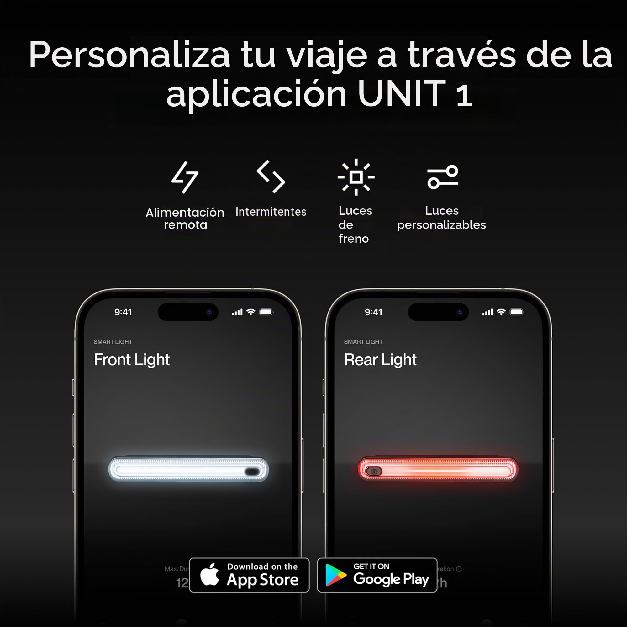 UNIT 1 Mando Bici Inalámbrico | Intermitentes en Manillar & Iluminación