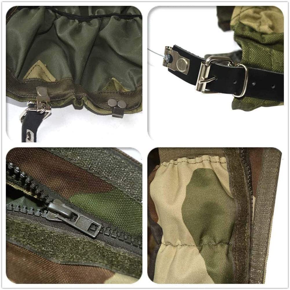 1 Paire de Guêtres de Neige, Bottes de Guêtres de Chasse En Plein, Couvre-Jambe de Protection Durable Et Imperméable pour Escalade Chasse Randonnée Jambes Respirantes