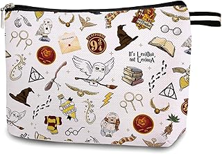 Book Lover Makeup Bag, Movie Inspired Gift Cosmetic Bag, Fans Wizard Gifts Cosmetic Bag Zipper Pouch Merch Toiletry Bag for Women Girl Friend13CB095