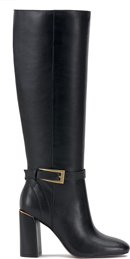Amazon.com | Vince Camuto Joanel Belt Buckle Knee High Boot