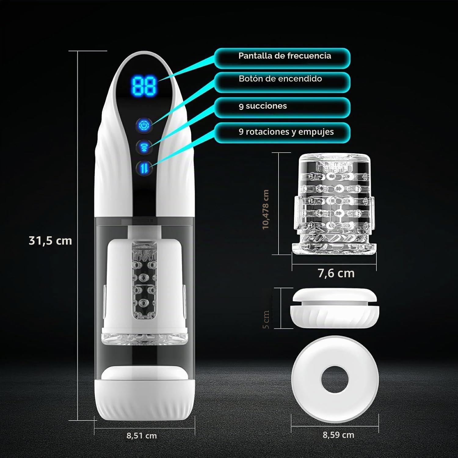 Másturbádóres Masculino real Más Vendido Hombre 3d más vendido Juguetês eróticos para Parejà Sexuàles Autómaticó Electricó