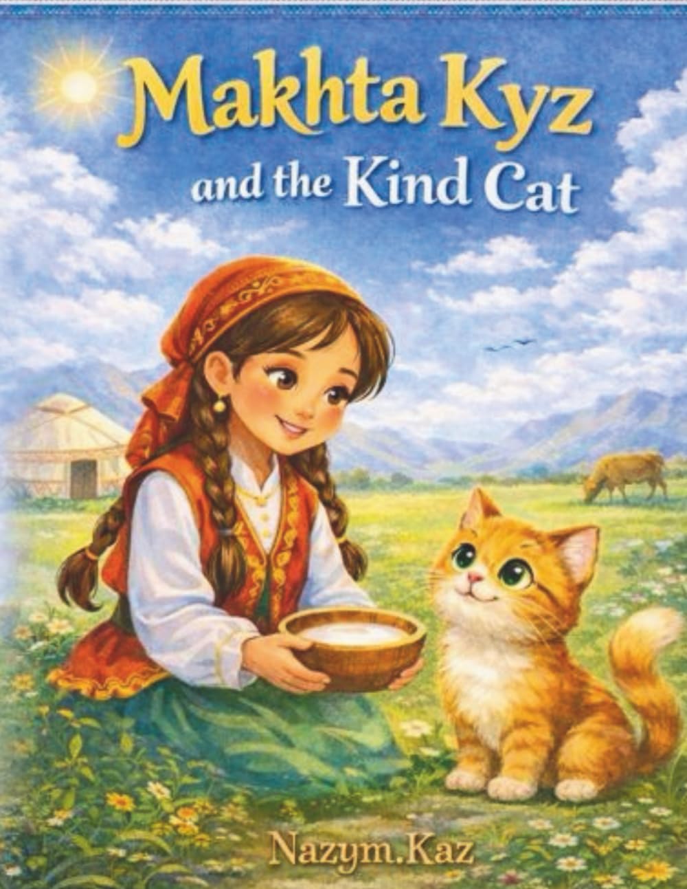 Makhta Kyz and the Kind Cat: A gentle picture book that teaches children kindness, caring for animals, and understanding consequences