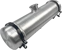 Vista 8 de JSD - Tanque de combustible redondo giratorio de aluminio de 2 galones, 6 x 18 pulgadas, llenado central, salida NPT de 1/4 pulgadas para mini