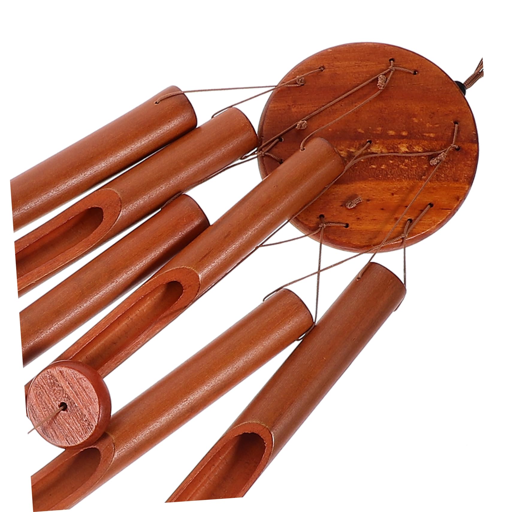 UPKOCH Lot De 5 Carillons Éoliens en Bois Rustiques pour L'Extérieur