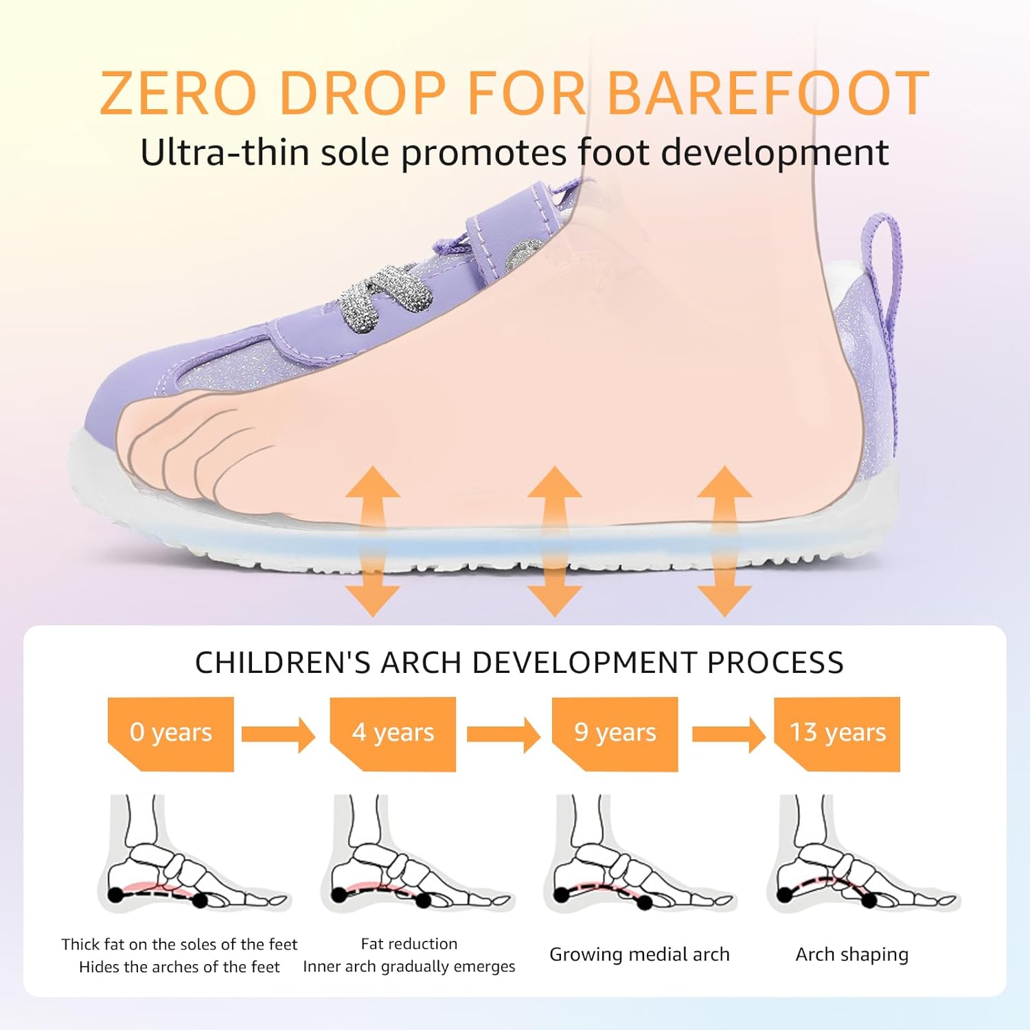 STQ Toddler Girls Boys Wide Toe Barefoot Shoes Kids Walking Tennis Comfort Sneakers Lightweight Breathable Gym Shoe - Image 7