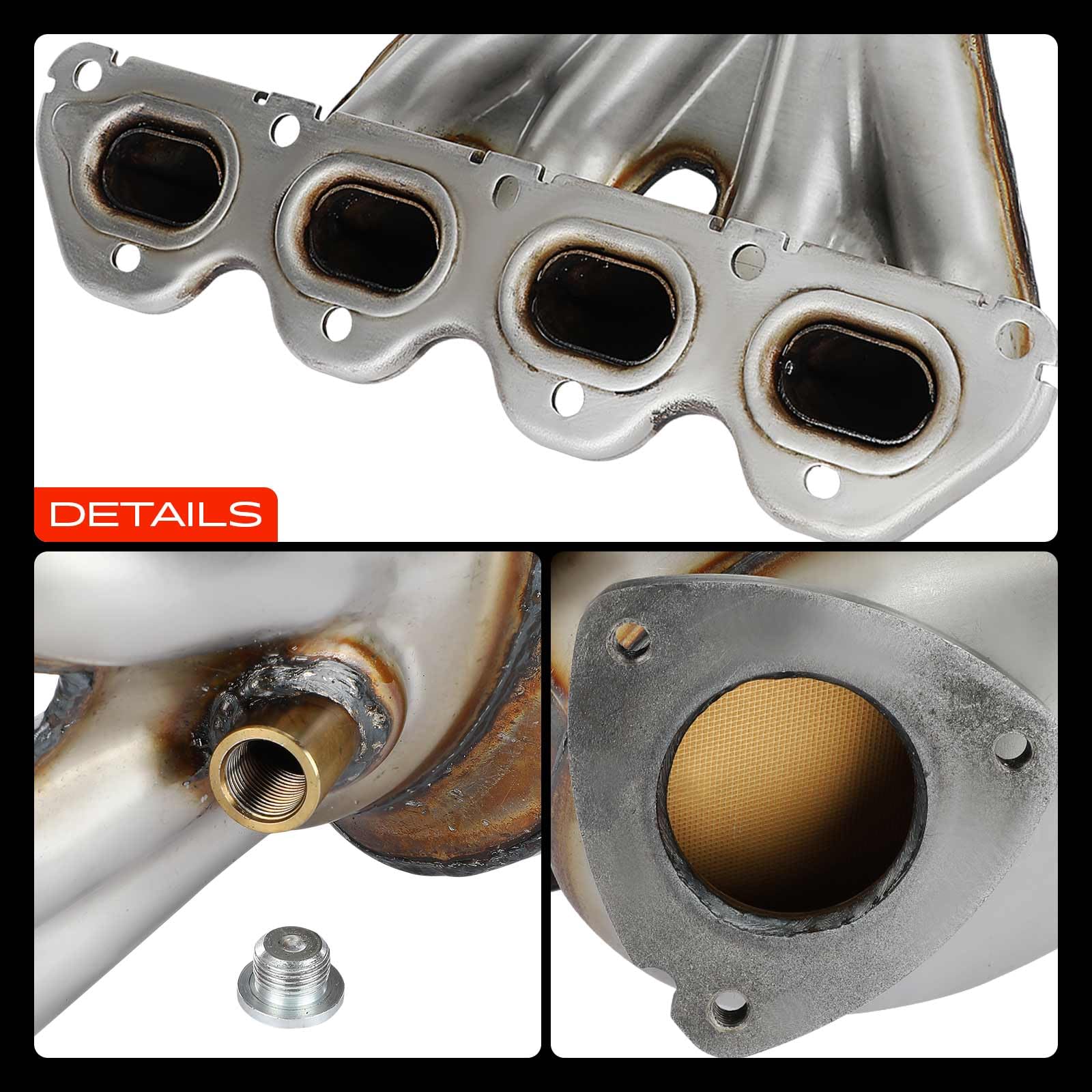 Frankberg Catalizador Gasolina Compatible con Zafira/Zafira Family B A05 1.6L Astra H Twintop A04 1.8L Astra H A04 1.8L Astra J P10 1.6L Mokka/Mokka X J13 1.6L Replace# 95524055