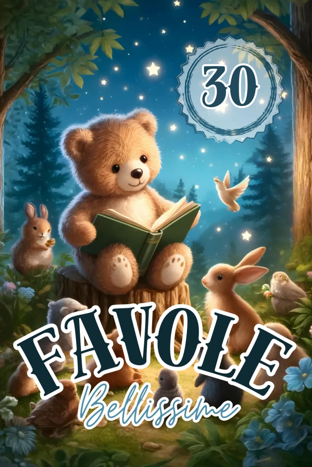Favole Per Bambini 0-3 Anni: 30 favole bellissime ,30 Fiabe della Buonanotte, Storie con dolcissimi animali Illustrate a Colori. Insegnamenti ... 2 anni, libri di favole per bambini 0 3anni)
