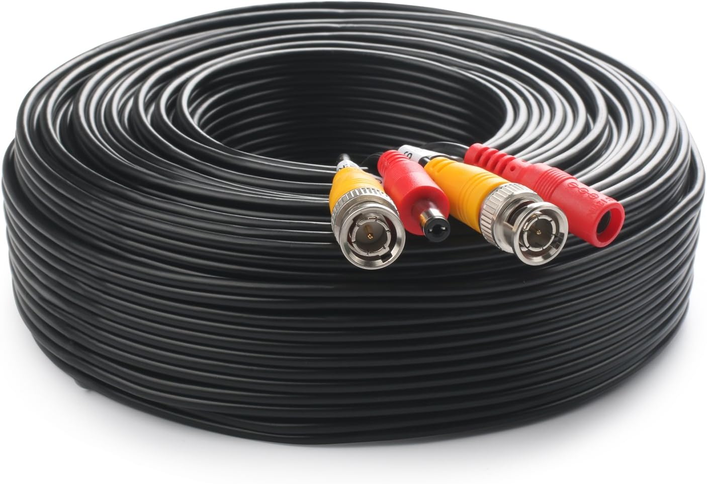 Free Shipping 🛒 Postta BNC Video Power Cable (150 Feet) Pre-Made All-in-One Video Security Camera Cable Wire with Two Connectors for CCTV DVR Surveillance System Top Rated Postta BNC Video Power Cable (150 Feet) Pre-Made All-in-One Video Security Camera Cable Wire with Two Connectors for CCTV DVR Surveillance System