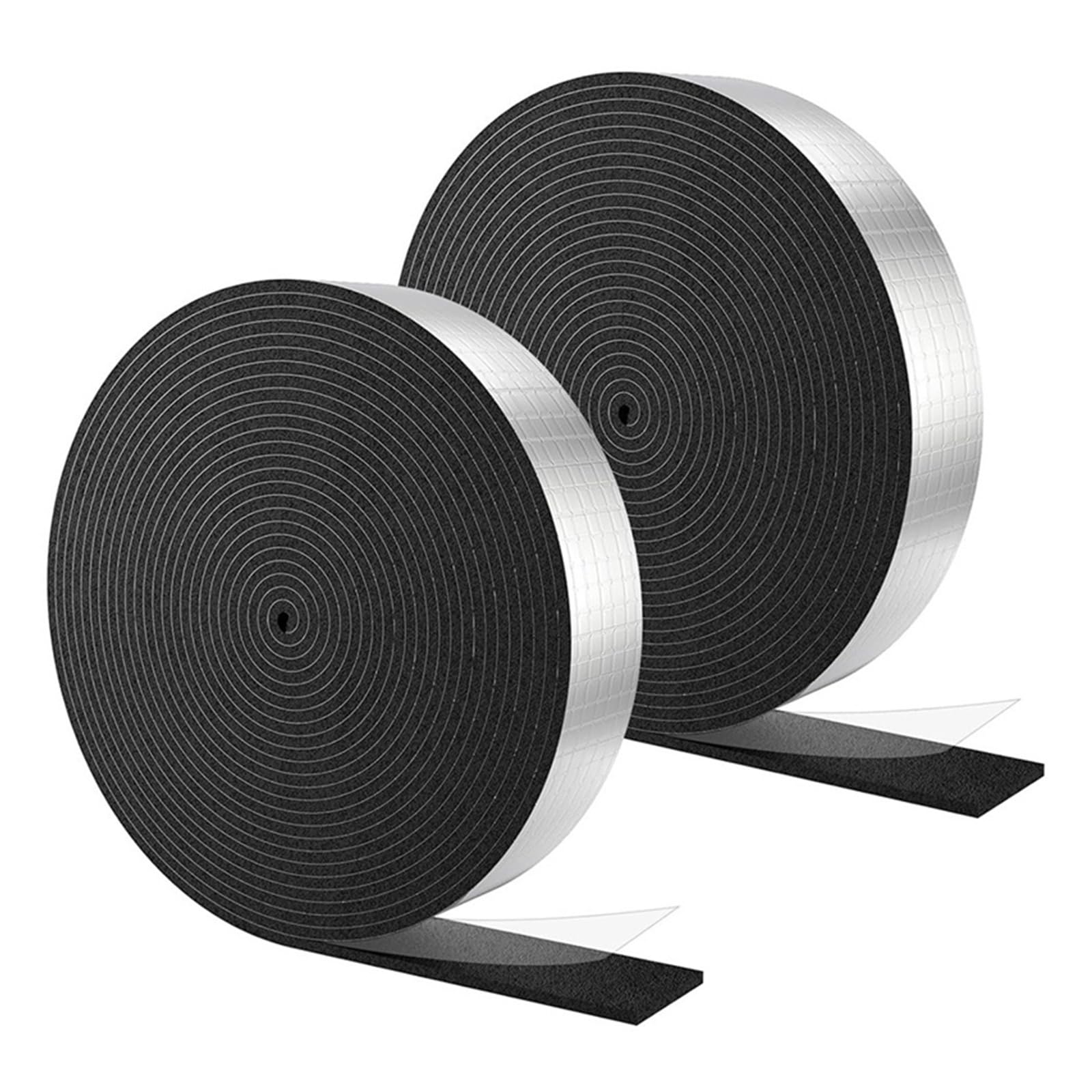 Wozcgsdt As Shown Aa81 Pipe Wrap Insulation, Aluminum Foil Facing Insulation Tape, Outdoor Heat Preservation Tape For Winter Hot Water Pipe Anti-Freezing