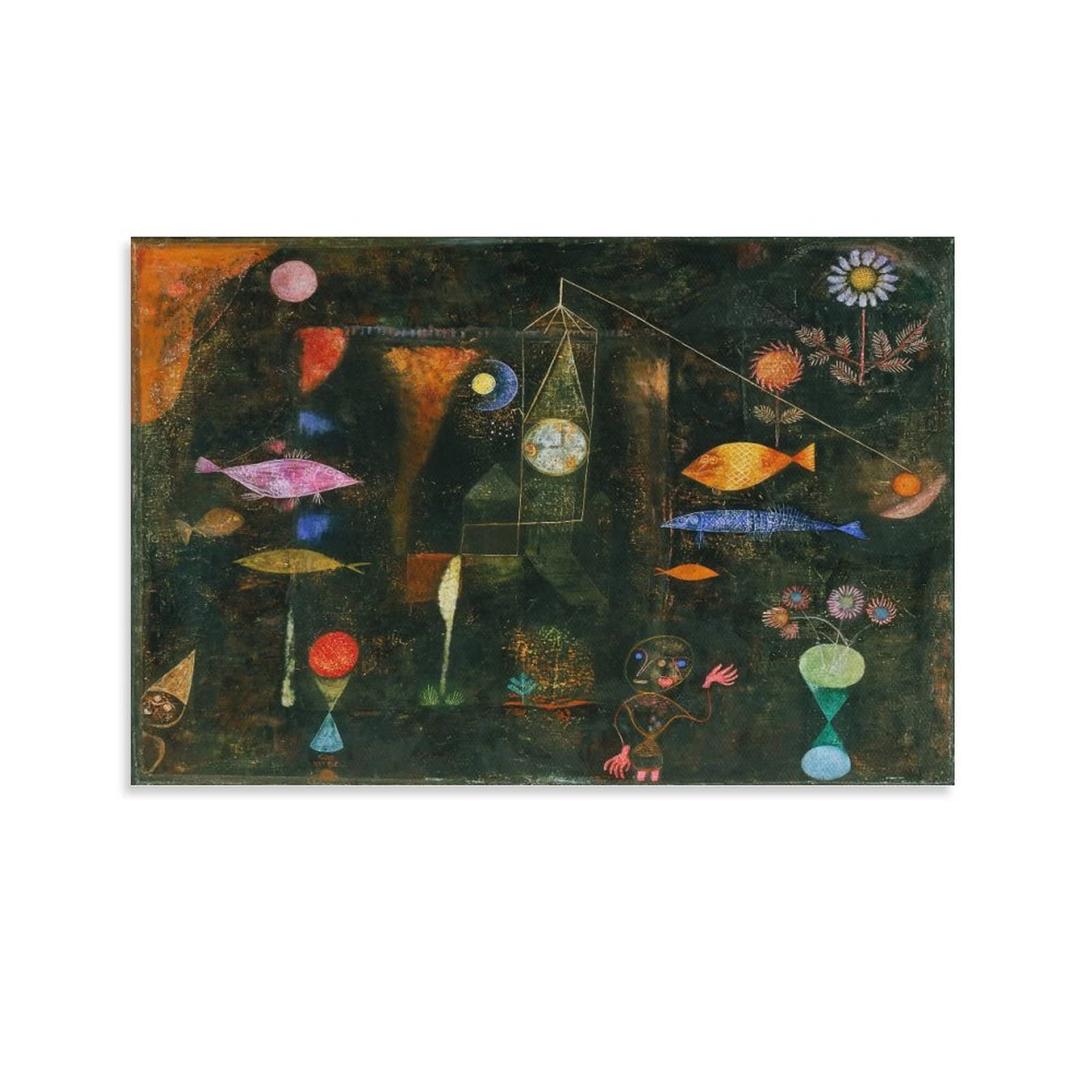 Amazon.co.jp: Paul Kleeパウル・クレー画家の作品「魚の魔法