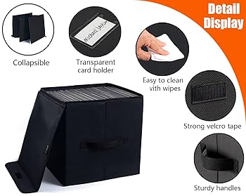 Amazon.com: Vinyl Record Storage Box for 12-inch Records