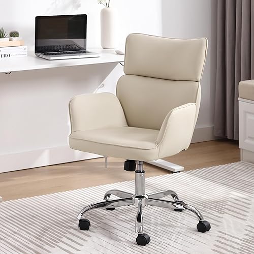 Miniatura 2 de BERYTH Silla de oficina ergonómica con reposabrazos 3D, silla de computadora de malla con reposacabezas ajustable, función de inclinación, soporte