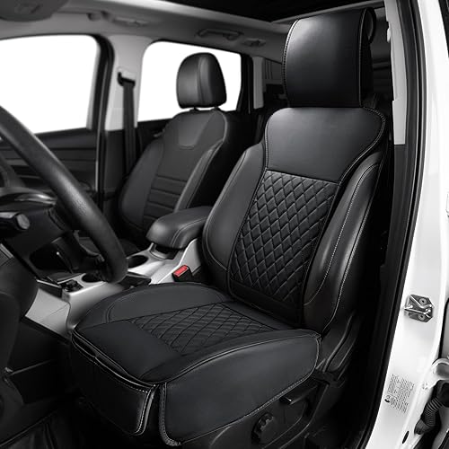 Miniatura 3 de Flying Banner Fundas de asiento de coche, cojines de asiento de lujo, piel sintética, fácil instalación, vehículos antideslizantes de alta calidad