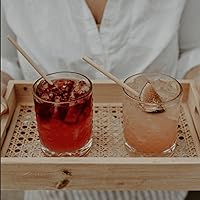 Vista 6 de Pajitas de tallo de trigo de cóctel de alta calidad, 100 unidades, 5.75 pulgadas, 100% biodegradables, 100% a base de plantas, nunca se empañan, sin