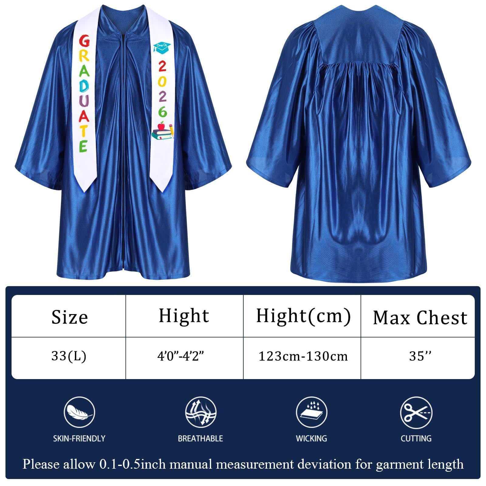 Snapklik.com : YLOLUL 2026 Kindergarten Preschool Graduation Gown Cap ...