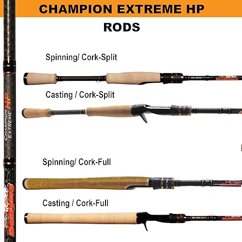 Miniatura 9 de Dobyns Rods Champion Extreme HP Series - Caña de pescar de lubina giratoria de 7 pies 0 pulgadas DX702SF  Acción rápida Med-Lt  Módulo de grafito en