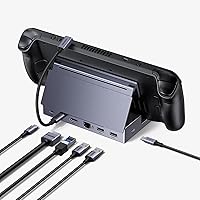 UGREEN 6 in 1 Docking Station Compatibile con Steam Deck OLED Switch ROG Ally X Legion