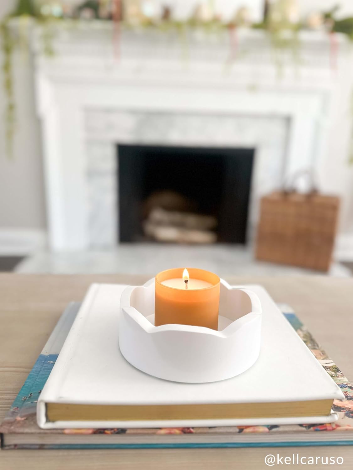 Mud Pie Mini Scalloped Tray Set; small 2" x 6" dia | large 2" x 8" dia - Image 4