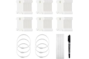 INFNZOLI Embroidery Floss Bobbins: The Ultimate Organizer for Needlepoint Stitch Enthusiasts