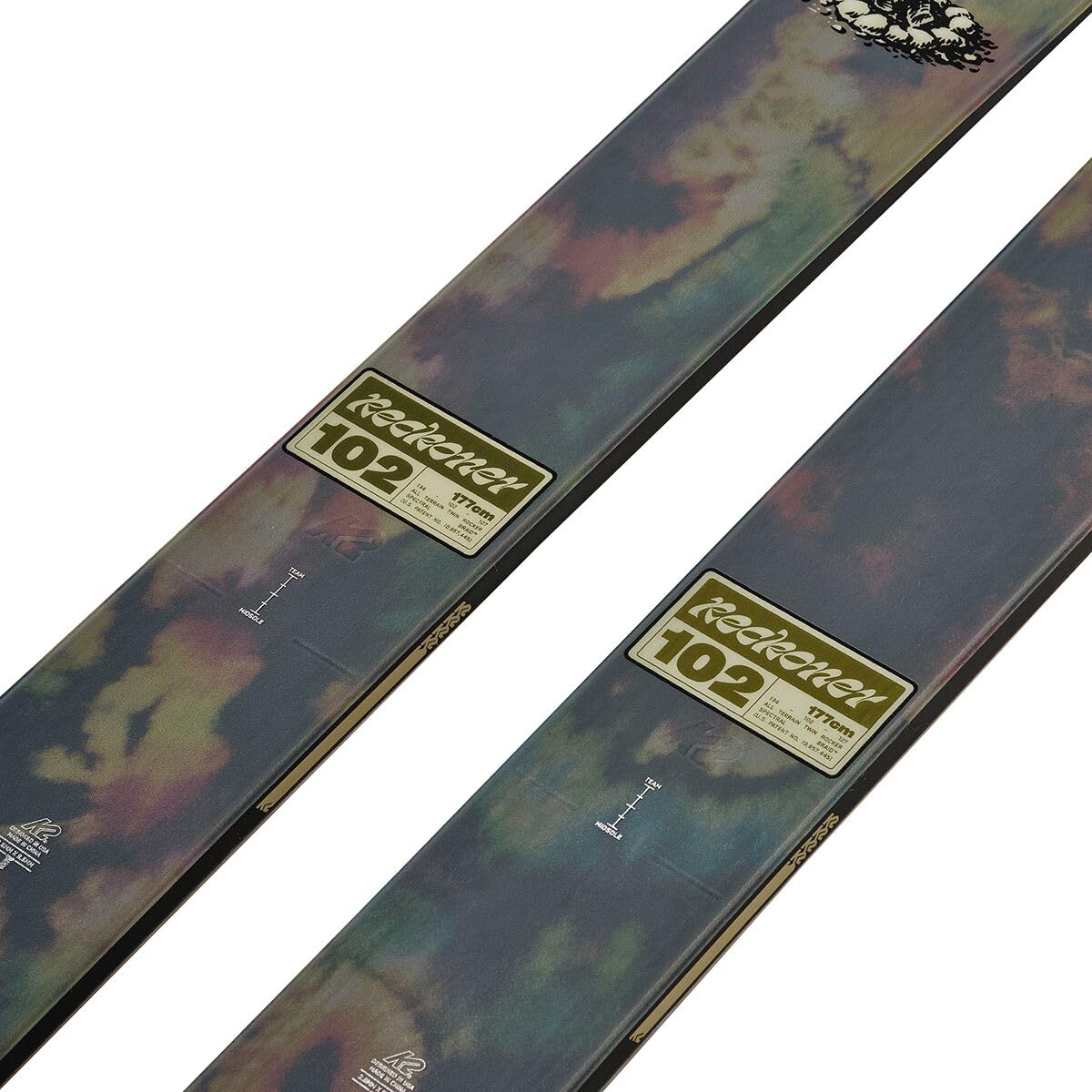 Amazon | ケーツー フリースタイルスキー板 メンズ レコナー RECKONER