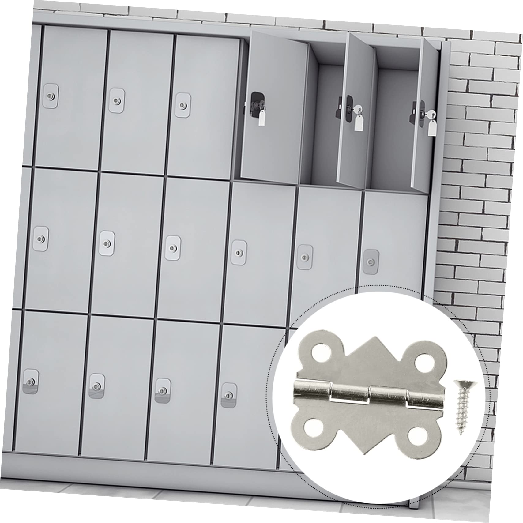 DOITOOL 144pezzi Cerniere Retro Stile Antico Per Scatole Design Forma Di Farfalla Facili Da Installare Per Armadi e Mobili Decorativi