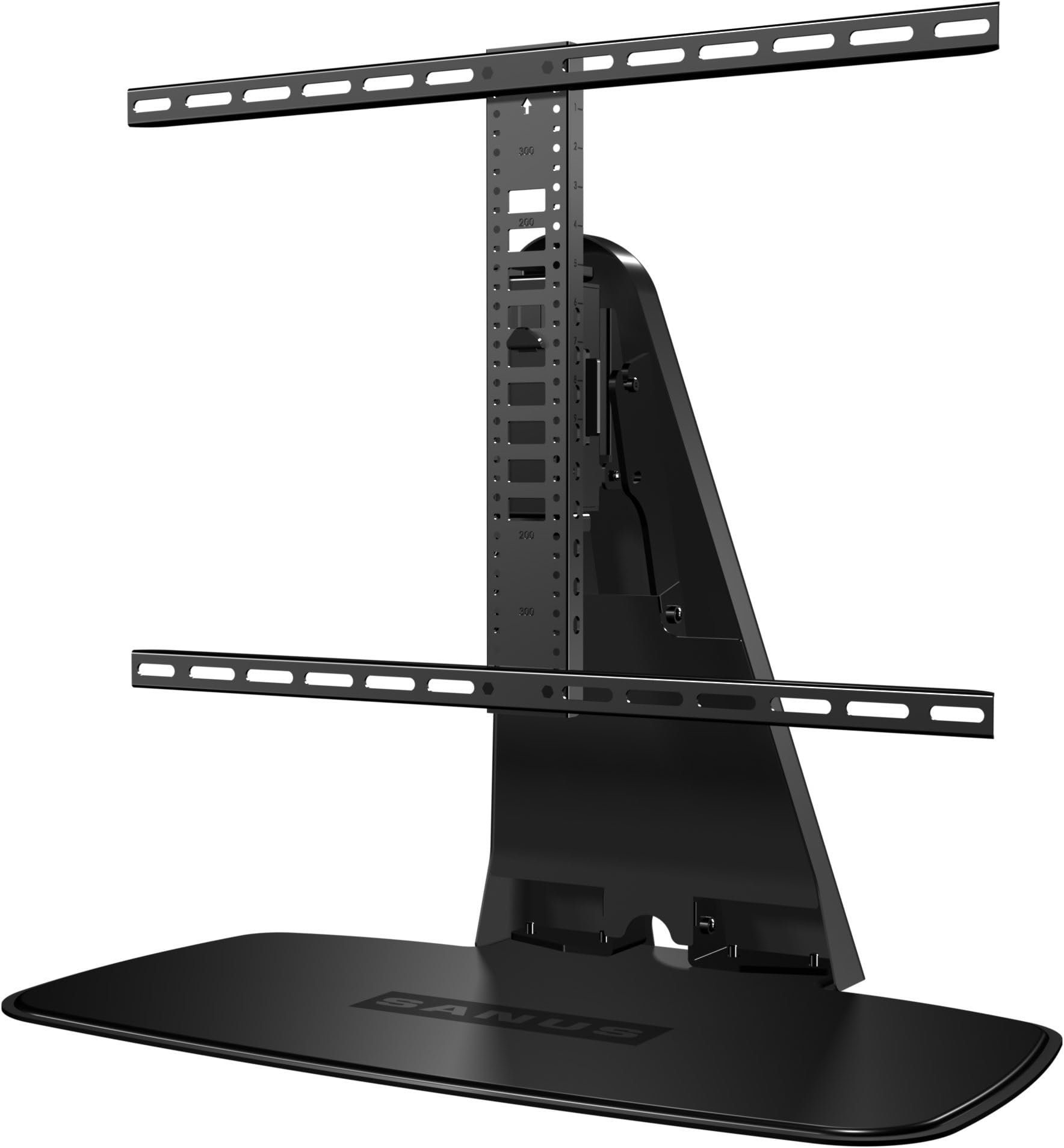 Sanus Swivel TV Base Mount for 32-65" TVs - Designed to be Sonos PLAYBASE Compatible & Features 40 degree of Swivel, 8 of Height Adjust, & Improved TV Stability - WSTV1-B1, Black