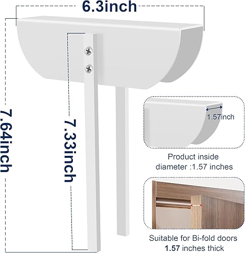 Miniatura 5 de Cerradura de puerta doble plegable - Cerraduras de seguridad para niños de metal mantienen a los niños pequeños, gatos y perros fuera de la